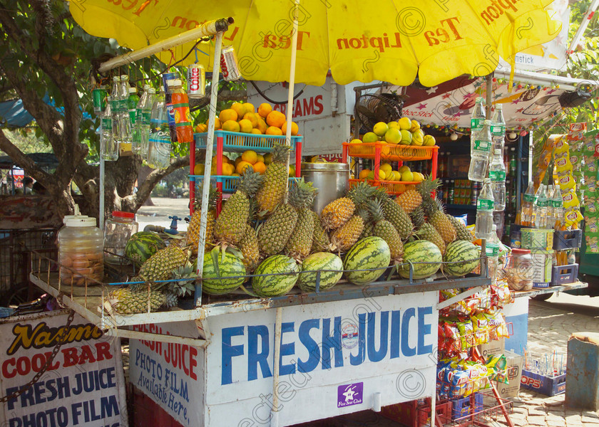 Cochin Fruit Seller 020 
 Fruit juice venor, Cochin, Kerala, Southern India 
 Keywords: fruit, juice, street vendor, Cochin, Kerala, India, market, Southern India