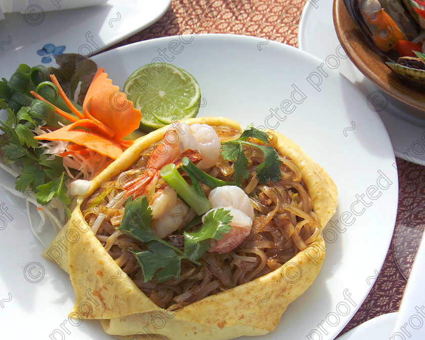 D5785839 
 Thai food 
 Keywords: Thailand, Thai food, cuisine, Oriental cuisine, dining out, food, restaurants, dining, eating,