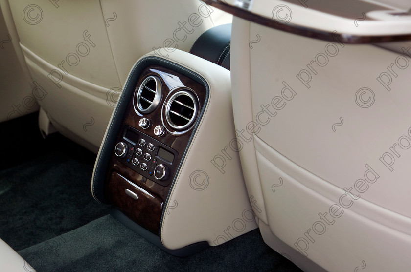 Bentley 30 
 Bentley Flying Spur interior detail - rear passenger compartment 
 Keywords: Bentley, Flying Spur, cars, sportscars, limousine, car, luxury car, coupe, automobiles, performance cars, Continental, motor, interior, detail,