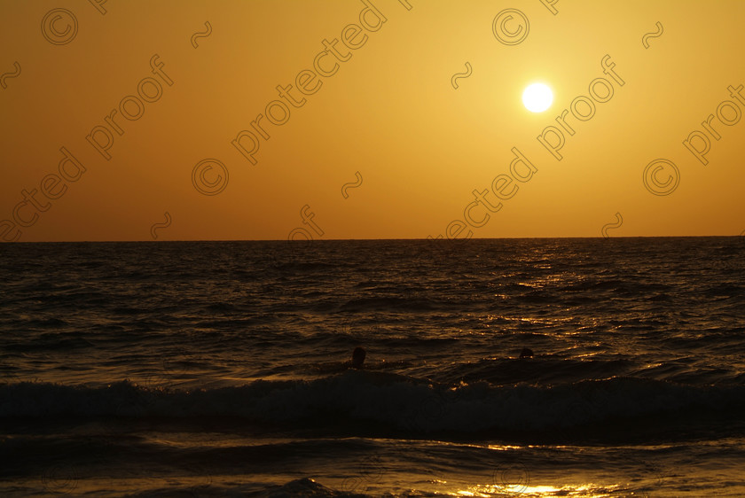 Goa A 066 
 Sunset over the Arabian Sea, Varca, Goa 
 Keywords: sunset, sun, sea, sky, Arabian Sea, Varca, Goa, India, Southern India, travel, tourism,